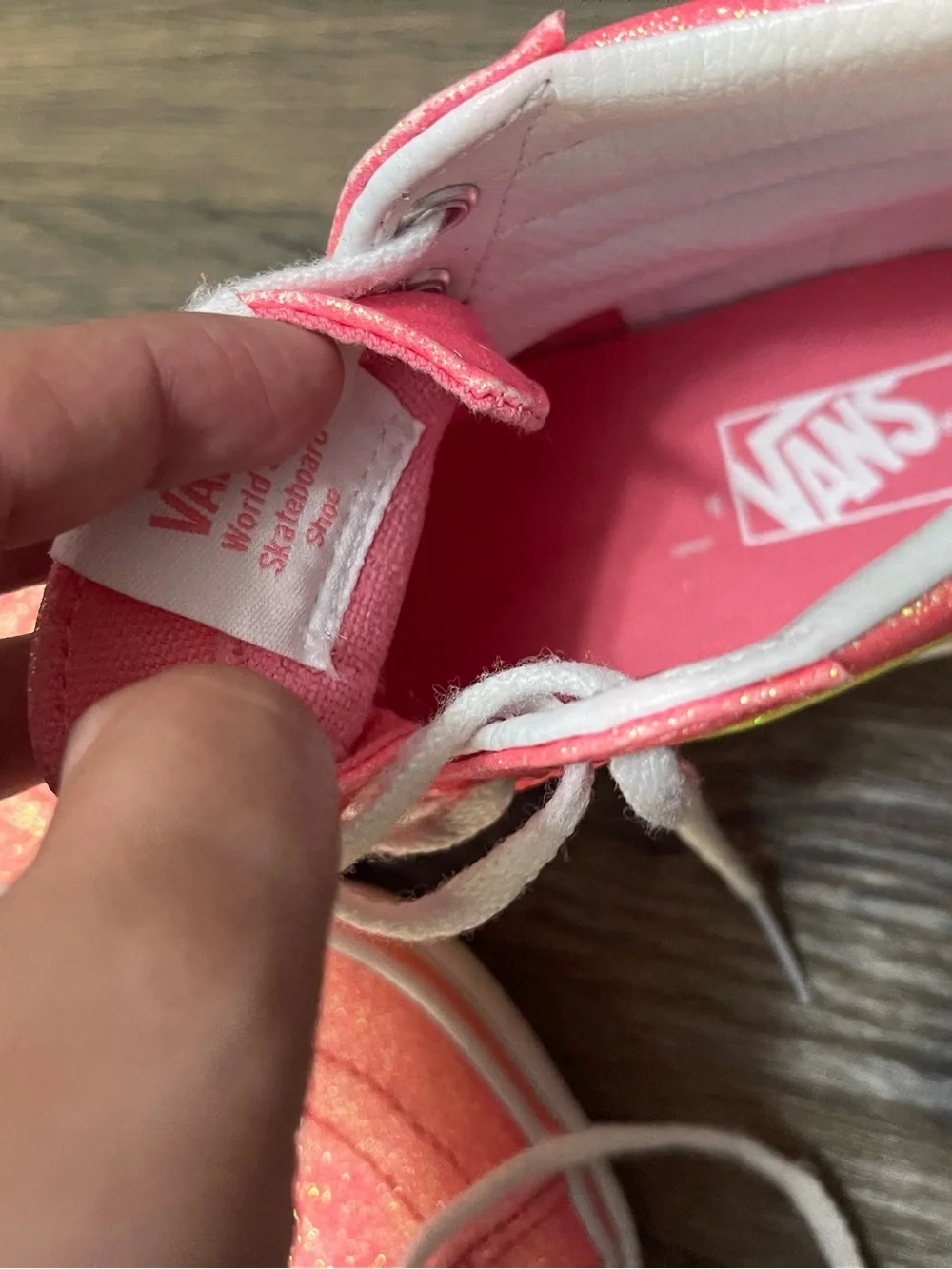 Vans sparkling neon